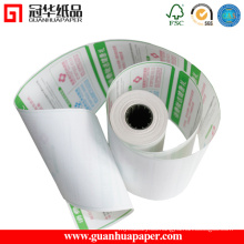 Rollo de papel térmico impreso OEM ISO